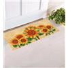 parpyon® Zerbino Ingresso casa Divertente Vulcano Piccolo cm 53x23 Tappeto Antiscivolo entrata scalino per Interno da Esterno tappeti Moderni in Cocco (CM 23X53, Disegno-7)