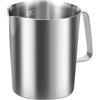 Eyoulife Misurino in acciaio inox, 1 l, con scala fine, senza BPA, 12 cm, misurino in acciaio inox, antigoccia, robusto, per casa, cucina, ristorante, bar, teaade, punto d'incontro (1000 ml)