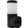 Silamp Applique a parete da esterno IP65 nera attacco grosso E27 lampadina non inclusa