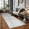 Carpetsale24 Tappeto Salotto Moderno Grigio 80 x 250 cm Stile Scandinavo Boho 3D - Tappeto Soggiorno Pelo CortoIdeale per Cucina e Camera da Letto