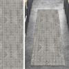Ymural Tappeto passatoia per corridoio, 50 x 220 cm, grigio, antiscivolo, lavabile, astratto, lungo, passatoia per corridoio, camera da letto, porta, scale, gradini, personalizzabile