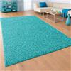 Teppich-Traum Tappeto Shaggy soffice | facile da pulire e resistente | in turchese Größe 160x230 cm