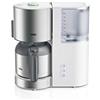 Braun KF 5105 WH - Macchina da caffè con filtro IDCollection con AromaSelect & 10 tazze thermos, perfetto piacere 1000 Watt, bianco/acciaio inox