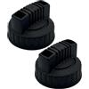 Feegow Coperchio di scarico per aspiratore a secco e umido, ricambio compatibile con WD16650, RV2400A, WD1950, WD1735, WD1665M, WD1630, WD12500, WD12460, WD1850, plastica, nero, 2 pezzi