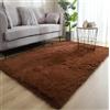 YSPZDQ Tappeto Peloso Camera da Letto, Tappeto Morbido Salotto Shaggy Moderno, Tappeto Pelo Lungo Lavabile, Tappeto Scendiletto Camera Da Letto per Soggiorno Cameretta, Tappetino Antiscivolo(G,60 x 120 cm)