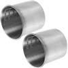 GARVALON Set 2pezzi Measuring Cups in Acciaio Inossidabile, Contenitore Graduato Ben Progettato da Cucina, Pratico e Portatile per Uso Domestico e Picnic Capacità 250ml