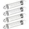 MONDEX Lampadina Alogena R7S 118mm 300W 230V, 118mm Lampadine Alogena R7S Dimmerabile J118 Lineare Alogena Luce Bianca Calda 2300K, Food Gantry Heat Bulb per Buffet, Mensa, Cucina, Scuola, 4 Pezzi