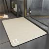 RYTM Diatomee Asciugatura Rapida Tappetino Da Bagno Super Assorbente Tappeti Da Bagno Sottili Antiscivolo In Stile Minimalista, Supporto In Gomma, Tappetino Da Bagno In Pietra Lavabile (Color : Beige, Si
