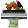 DESQ® Macchina sottovuoto - 5 posizioni, taglierina rullo, tubo sottovuoto, 5 sacchetti per sottovuoto