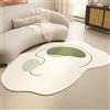 SUABON Tappeto Moderno Minimalista Astratto Tappeto Lavabile di Forma Irregolare (Color : B, Size : 80 * 200cm)