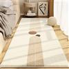 BESTORI Tappeto Camera Da Letto Soggiorno Pelo Corto Disegno Geometrico Antiscivolo Shaggy Lavabile Tappeti Morbido e Soffice per Decorazione per la Casa, Stile 8, 60x160 cm