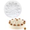 XiaoShenLu Stampo per torta in mousse in silicone, mousse da dessert da forno stampo per sapone al cioccolato fai da te, fiore a spirale