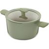 Berghoff - Casseruola antiaderente con coperchio Balance Sage 24x11,50cm