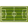 Baroni Home Zerbino Ingresso Casa in Cocco Campo da Calcio Dipinto a Mano 70x40 cm, Tappetino Ingresso Facile da Pulire e Super Resistente