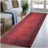 BORKOY Tappeti Runner Passatoia 80x250cm Tappeto Corridoio Lungo Cucina Vintage Antiscivolo Lavabile Vino/Rosso Morbido per Ingresso Ufficio Sala Soggiorno Lavanderia e Camera da Letto
