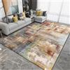 Ldiuttu Tappeto Soggiorno 140 x 200 cm Antiscivolo lavabile Tappeti per Salotto camera da letto casa pranzo corridoio cucina Acquerello astratto moderno giallo verde
