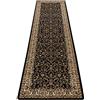 rugsx Passatoia corridoio, tappeto ROYAL ADR, Classico, tradizionale, per il corridoio, la hall, la sala, di alta qualità nero 80x250 cm