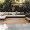 tectake® Tappeto Intrecciato 160x230 cm, Tappeto Salotto, Ideale per Interni Esterni, per Soggiorno, Camera da Letto, Bagno, Stile Boho-Chic Bohémien, Resistente a Intemperie - Juta Tessuto a Mano