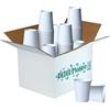 DETERMONDO Bicchieri Carta Bianchi Monouso Grandi 250 ml Usa e Getta, Termici Ideali Per Acqua, Caffè, Cappuccino, Tisane e Bevande Calde Compostabili e Riciclabili 150 pz