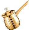 Alipis Caffettiera Turca Vintage da 400ml in Acciaio Inox Oro | Uso per Caffè e Latte, Stile Retrò Classico, Facile da Pulire, per Casa e Coffee Station