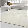Teppich-Traum Tappeto di Riciclo con Forme Ovali moderne - nel rispetto dell'ambiente - crema, 160 x 230 cm