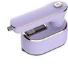 AYYDS Mini ferro da stiro a vapore, 1000 W, mini ferro da stiro da viaggio, pieghevole, 20 S, riscaldamento rapido, piastra a vapore compatta (viola)