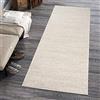 Carpeto Rugs Mazovia Tappeto per Corridoio - Passatoia Corridoio Moderne Astratto - Tappeto a pelo Corto per Ingresso, Salotto - Certificato Oeko-Tex - Corridore a Metro - Crema Bianco 70x250cm
