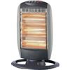 Palucart Stufa alogena Sole basso consumo elettrica 1200w con oscillazione automatica sistema di sicurezza colore grigio chiaro inserti grigio scuro -1097F1,3