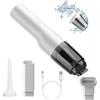Generico Aspirapolvere Mini Aspirabriciole, Portatile, Potente, 8000pa, Funzione Soffiaggio Aria Gonfiatore, Doppia Velocità, 6000mAh, Aspirapolvere Senza Fili, Casa, Cani, Camper, Filtro Hepa Lavabile