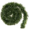happymas XXL Ghirlanda natalizia verde da 10 metri - ghirlanda artificiale di abete Ø 10 cm - ghirlanda decorativa di Natale