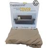 ZUCCHISSIME Copridivano Cover Elasticizzato 2 posti INTIMOEGIDIO (tortora, 3 POSTI)