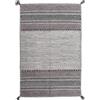 Riad Arredo Tappeto Kilim in 100% Fibra Naturale di Cotone Orientale Persiano Multiuso Camera Letto Soggiorno Sala Studio Corridoio Cucina (60 x 280 cm, Grigio Rovere)