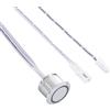 LEDKIA LIGHTING Mini Interruttore Touch Regolabile a Incasso per Striscia LED 12/24V DC Argento