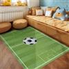 SIMPEX Tappeti per bambini, Stadio di calcio, Tappeto Verde, 160 x 230 cm, Tappeti per bambini, Tappeto camera dei bambini