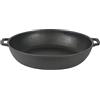 WDMT Maysternya Padella in ghisa ø 26 cm - alta qualità e senza PFAS - ideale per induzione, grigliate e cottura - padella per barbecue all'aperto - pentole versatili in nero opaco - nero opaco