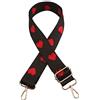 momo mo Cinghie di Ricambio Regolabile Tracolla Donna Cintura Tela Cinghia Cinturino Catena con Gancio Cinta Spalla per Borsa Portafoglio Borse Cuore(Nero)