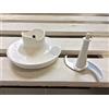 CAREservice ASSIEME COPERCHIO INGRANAGGI + LAMA COLTELLO SMINUZZATORE PER TAZZA TRITATUTTO ORIGINALE KENWOOD PER FRULLATORE A IMMERSIONE TRIBLADE SERIE HB, HBM, HDP, DHB