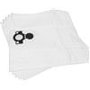 vhbw 5x sacchetto compatibile con Milwaukee AS500ELCP aspirapolvere - microfibra/poliestere, 61cm x 59cm Bianco