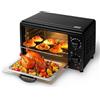 Kouamor Forno elettrico 13L 700W, mini forno elettrico, mini forni elettrici, mini forni da incasso, forni portatili, forni