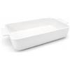 Leonardo Luxury Home Design Teglia da Forno Porcellana Bianca 33 x 21 cm Pirofila Rettangolare Manici Resistente Elegante Perfetta Lasagne Arrosto Verdure Dolci Idea Regalo