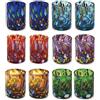MAZZEGA ART & DESIGN - 12 Bicchieri Shot in Vetro Soffiati e Lavorati a Mano con Murrine di Murano. Linea "I Colori di Murano" 75 ml. Made in Italy (MIX, 12)
