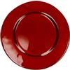 Brandani 51033 Sottopiatto Rosso Vetro, d 32 cm. Lavaggio a mano