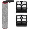 Todikaper Set di spazzole a rullo di ricambio per aspirapolvere Dreame H15-Pro Heat HHR48A Wet and Dry (A)