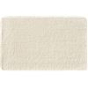 PANA® Tappeto da bagno in microfibra a pelo lungo (60x100 cm) - Morbido, soffice, antiscivolo e lavabile - Per bagno, doccia o discesa vasca - Colore: Crema