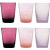 MEMENTO Set 6 bicchieri acqua in pasta di vetro 300cc (Princess)