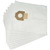 vhbw 10x sacchetto compatibile con Rupes KS 260 aspirapolvere - 49,2cm x 37,5cm Bianco