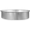 SICIGNANO CASALINGHI Sicignano | Stampo Tortiera Professionale per Cottura, 30x10h cm, Rotonda, Alluminio Anodizzato | Senza Punti di Saldatura | Perfetta per Torte Creative e Dessert per Grandi Feste