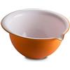OMADA Ciotola Mescolatrice Antiscivolo, Mixing Bowl da 3 L per Impastare | Ideale per Impastare Dolci e Pane, da 30x25x H18 cm, con Base Antiscivolo e Beccuccio Versatore, Collezione Sanaliving