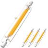 Mineliste R7S LED 118mm Dimmerabile Lampadine, 20W Bianco Naturale 4000K, 2000lm, J118 COB LED Lineare Equivalente Alogena R7S 200W, Lampadine R7S LED 118mm Slim per Illuminazione Interna, set di 4