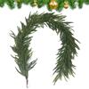 Generisch Ghirlanda di abete artificiale Real Touch,Ghirlanda di cedro reale | Decorazione per, cappotto, scale ingresso feste